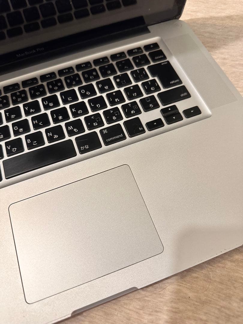 ジャンク品 Apple MacBook 15インチ シルバー