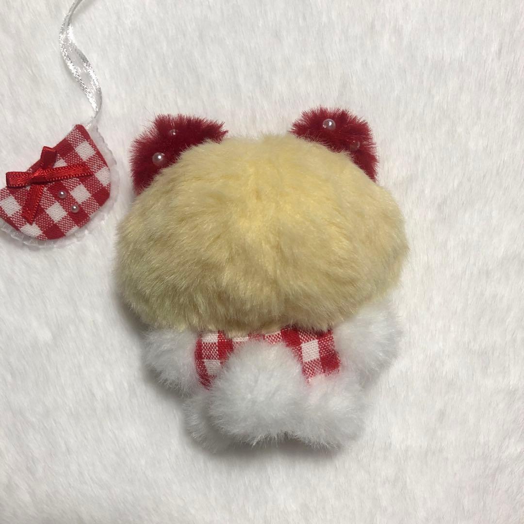 【ひびの】いちごクレープの妖精　ハンドメイド　ぬいぐるみ　自作