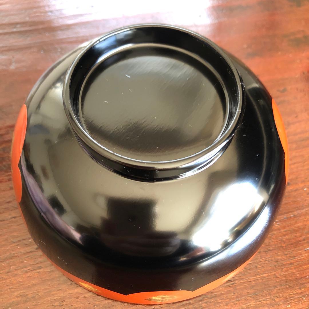 秀衡塗　漆器　お吸物椀　5客セット　うるみ工芸　天然木　栞付き　未使用保管品