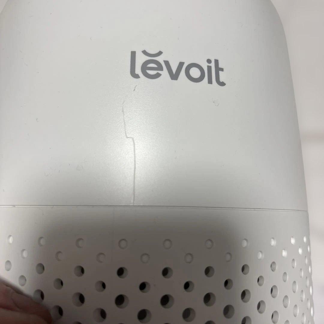 lëvoit CoreMiniTrueHEP空気清浄機 ホワイトひび割れあり