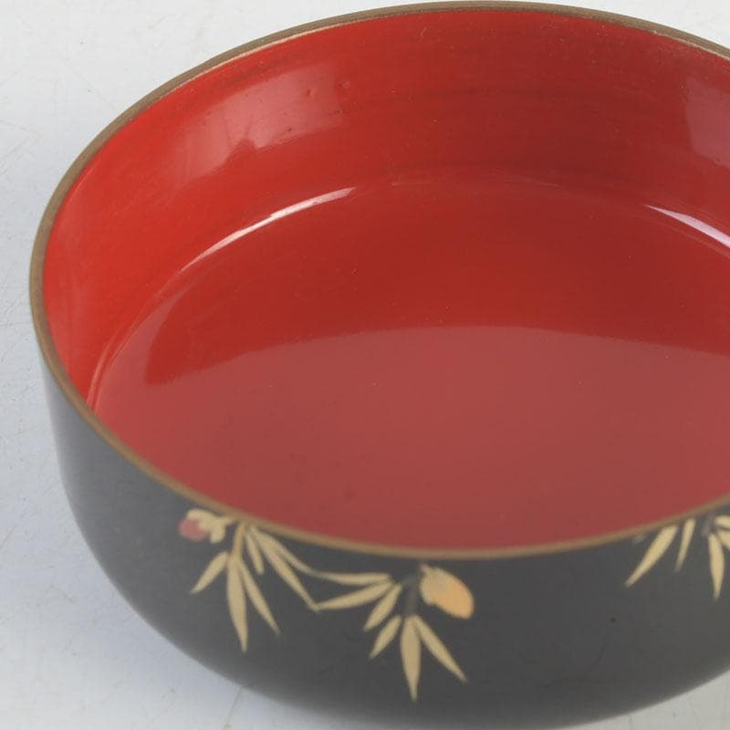 茶道具　北村葵春作　雛蒔絵　中棗　共箱　V　9931