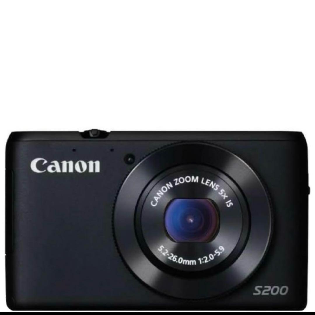 Canon S200　黒　コンパクトデジタルカメラ