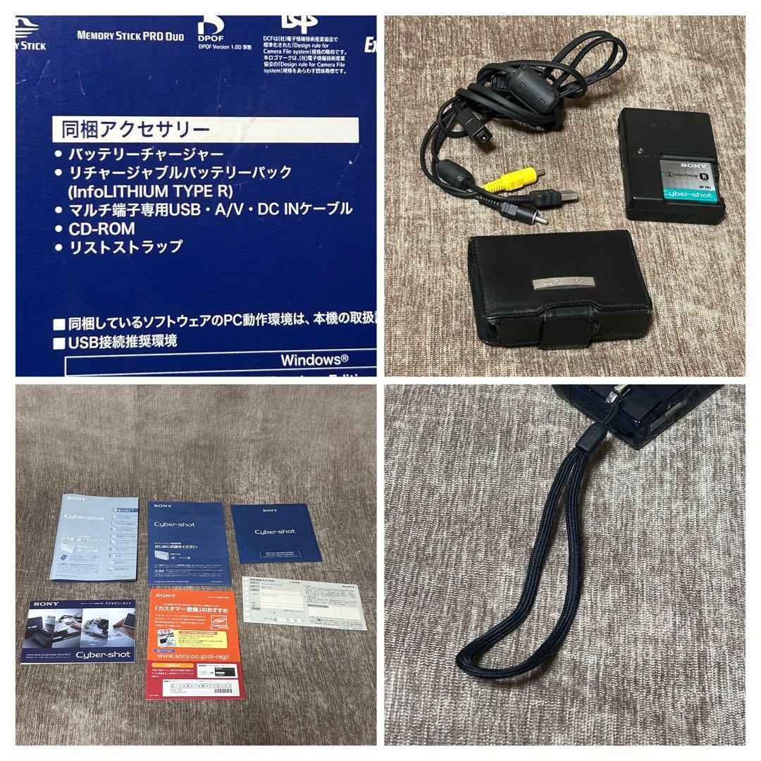 【稼働品　箱付き】SONY Cyber-shot DSC-T30 コンデジ