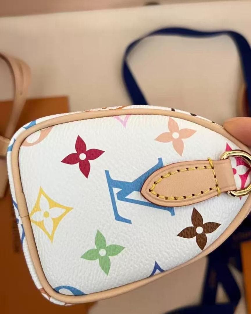 Louis ☆Vuitton ハンドバッグ ホワイト/マルチカラー