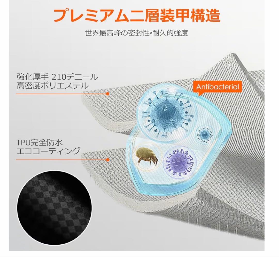 YOYOVAC旅行用圧縮トラベルバッグ 旅行用圧縮袋 ポンプ付　iOS追跡タグ付