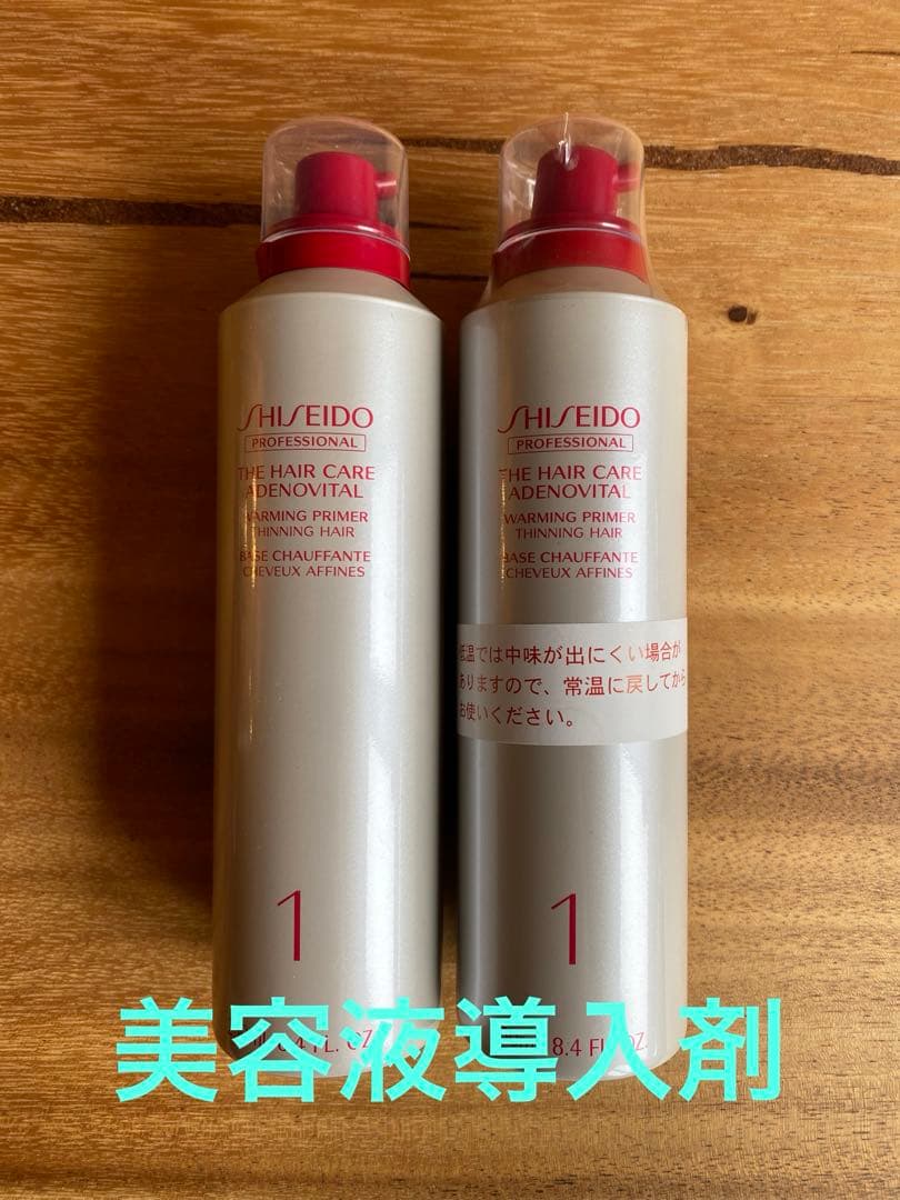SHISEIDO 美容器 温熱機能 赤色LED 頭皮美容液導入剤一式