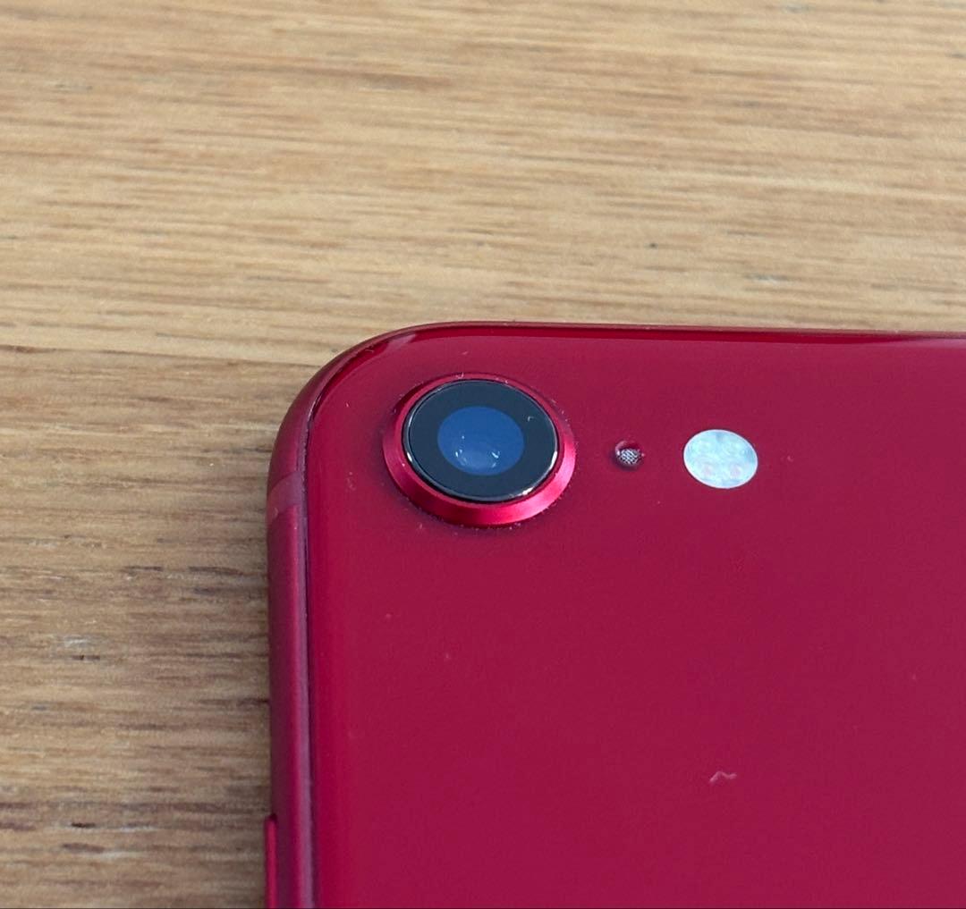 超美品iPhoneSE3 64GB赤 全付属品+新品純正OP多数&オマケ全11点