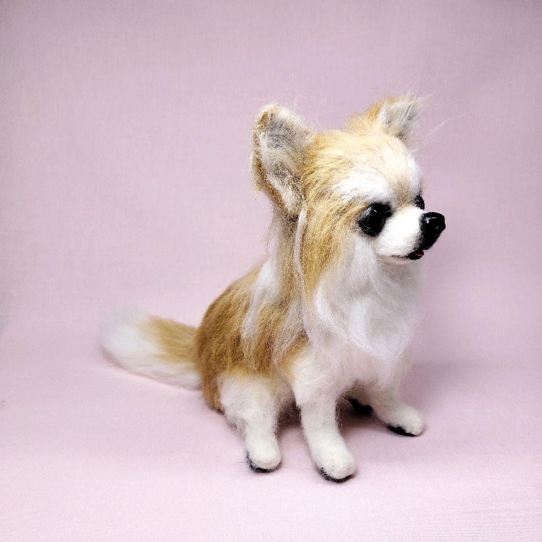 momoyo様 羊毛フェルト チワワ ハンドメイド 犬