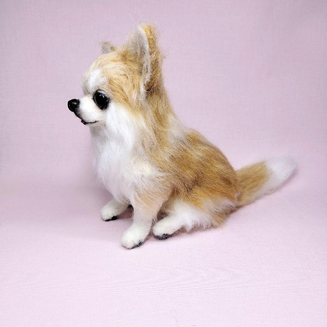 momoyo様 羊毛フェルト チワワ ハンドメイド 犬