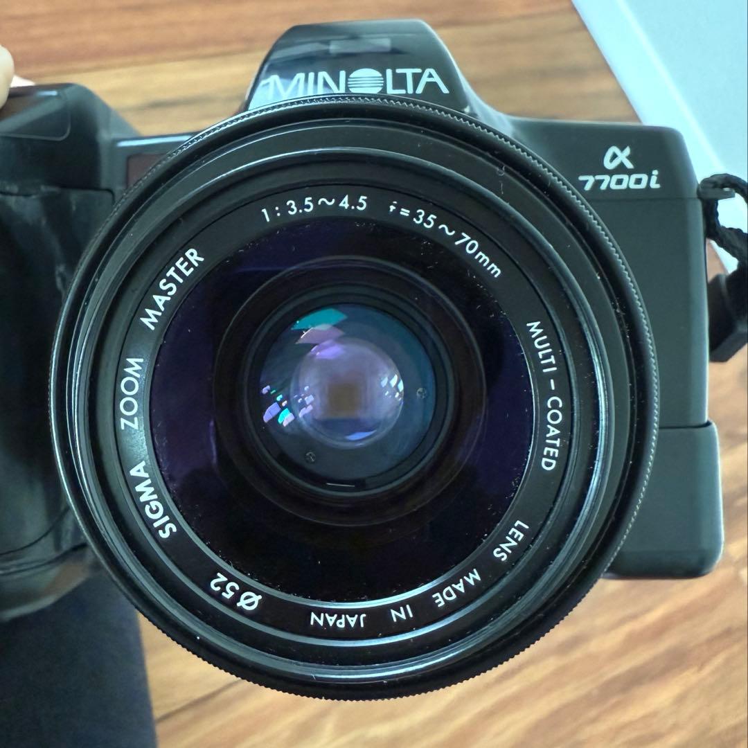 MINOLTA α7700i フィルムカメラ SIGMA35-70mmレンズ付き