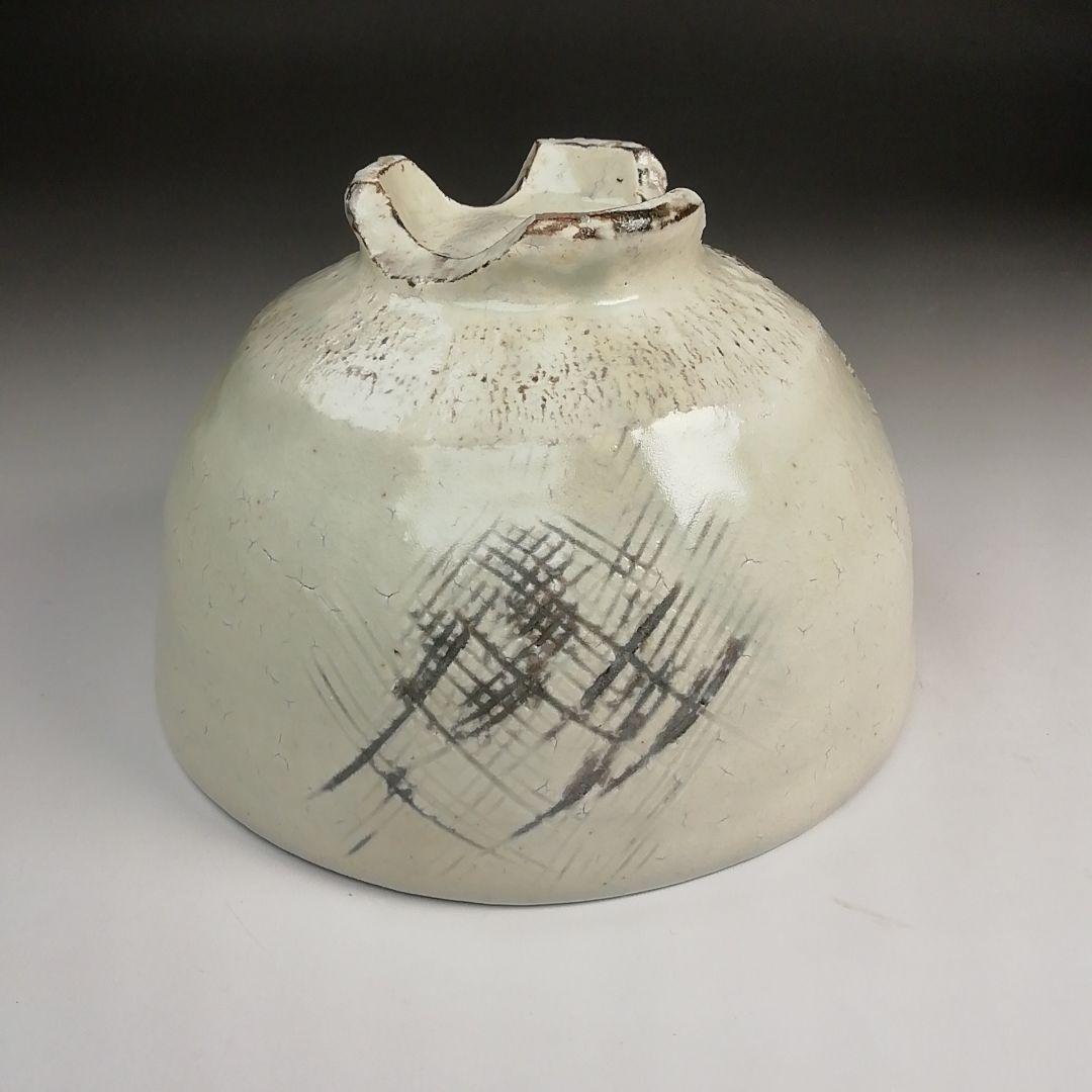 Ｓ７４８　茶碗　『萩焼』『粉引　金海　茶碗』『清水啓功』　共箱　抹茶碗　茶道具