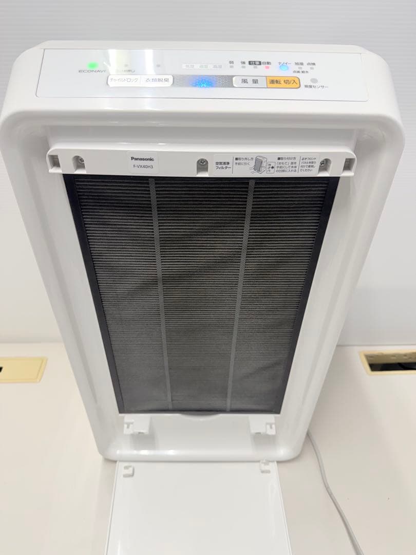 パナソニック 加湿空気清浄機 ナノイー F-VX40H3 20年製