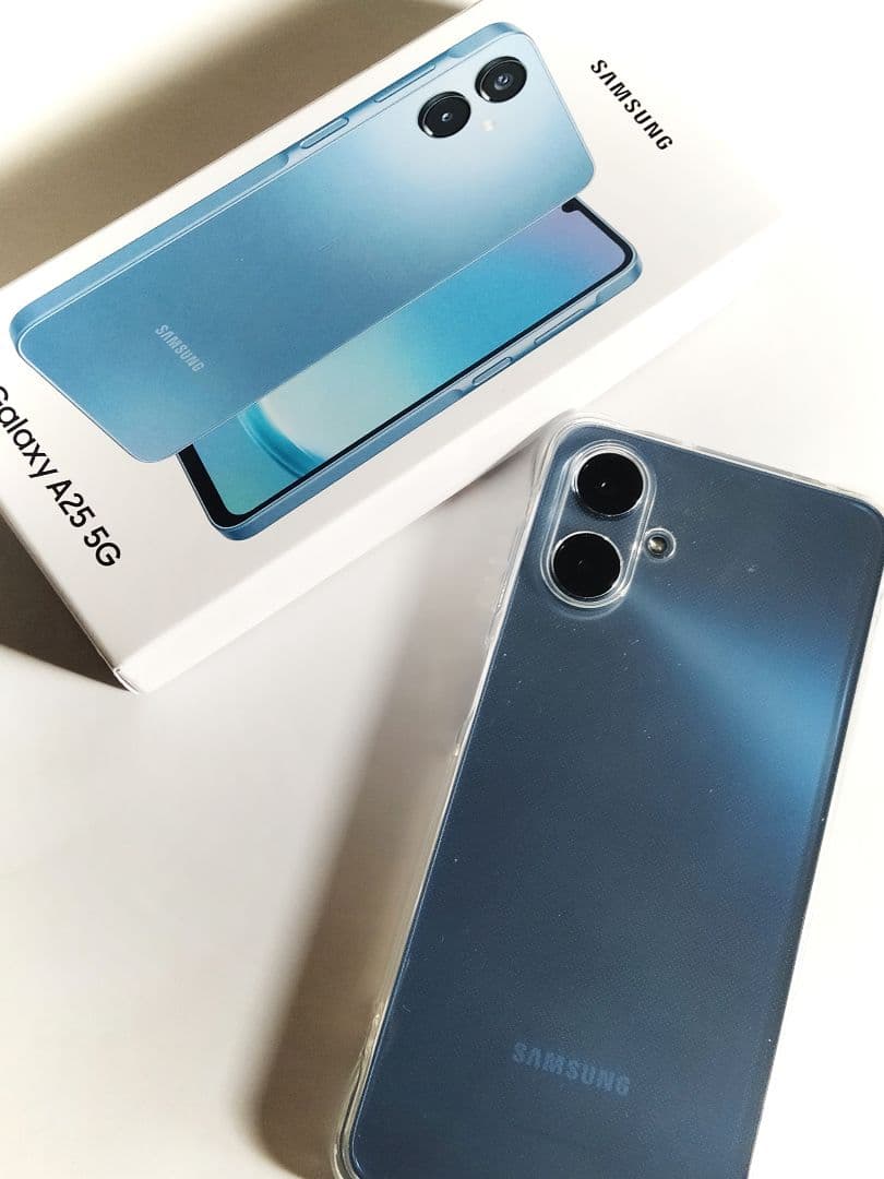 未使用級 Samsung Galaxy A25 5G 本体 カバー フィルム付き