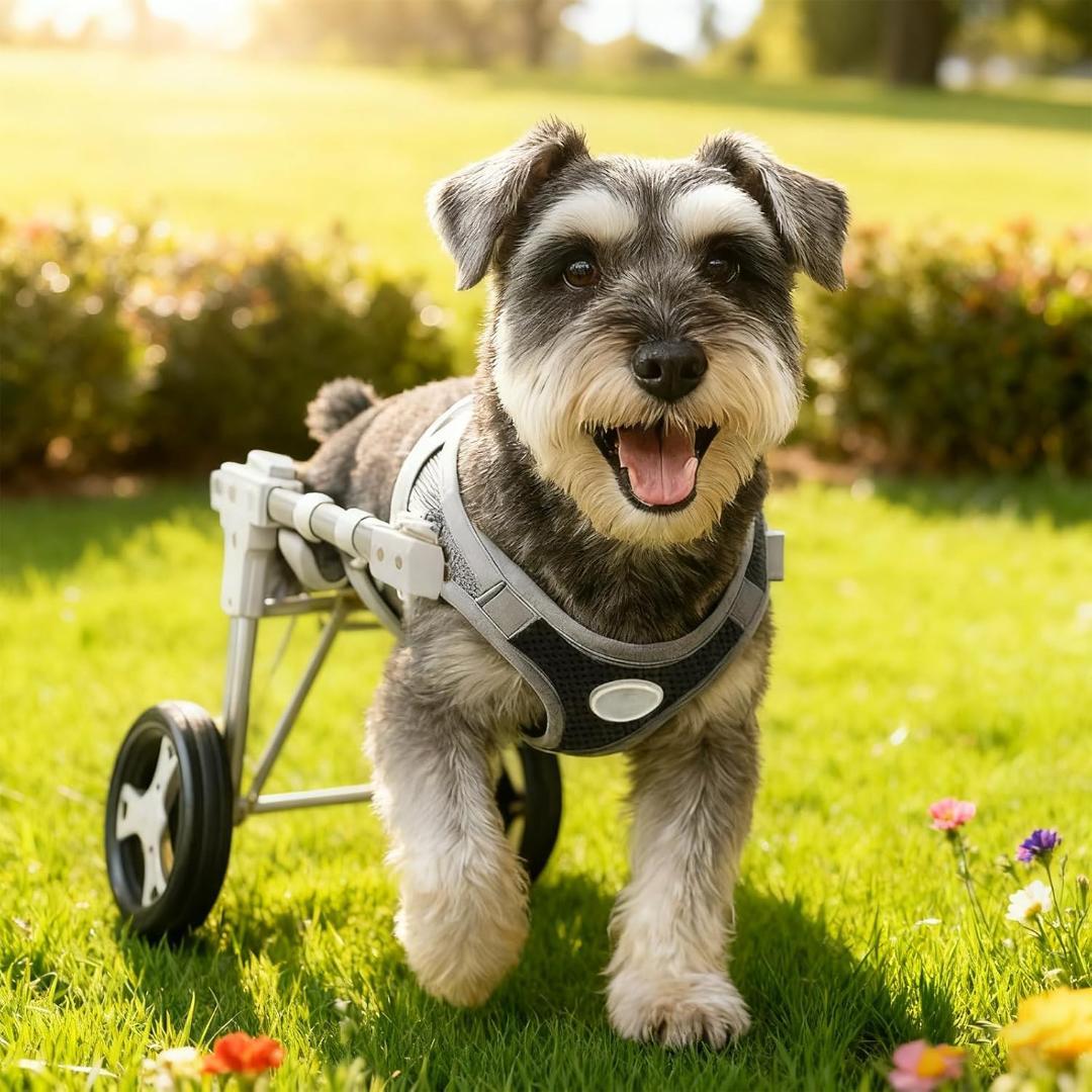 犬用車椅子 犬用歩行器 ペット用車椅子 2輪 XS