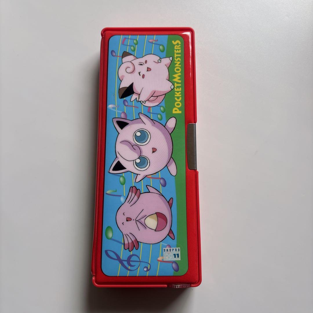 希少 ポケモン 筆箱 当時物 初期ピカチュウ プリン 鉛筆削り付き