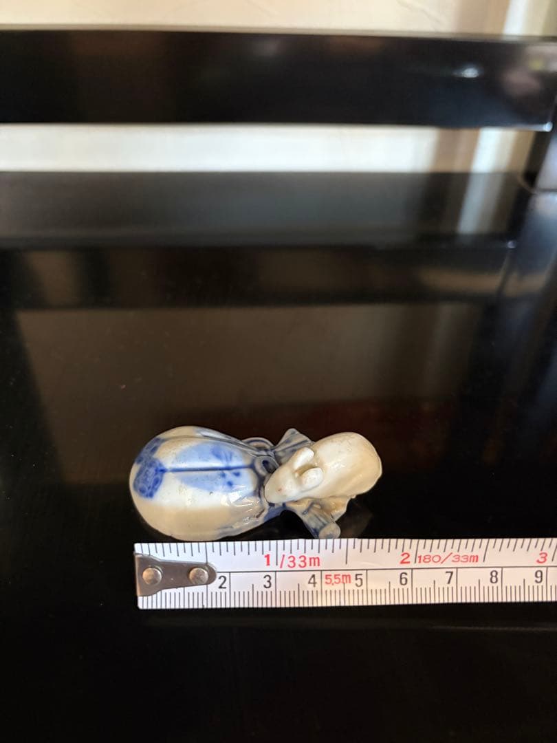 【名家蔵出し 生出し品】 宝袋鼠置き物 開運商売繁盛子孫繁栄の吉祥象徴　開運