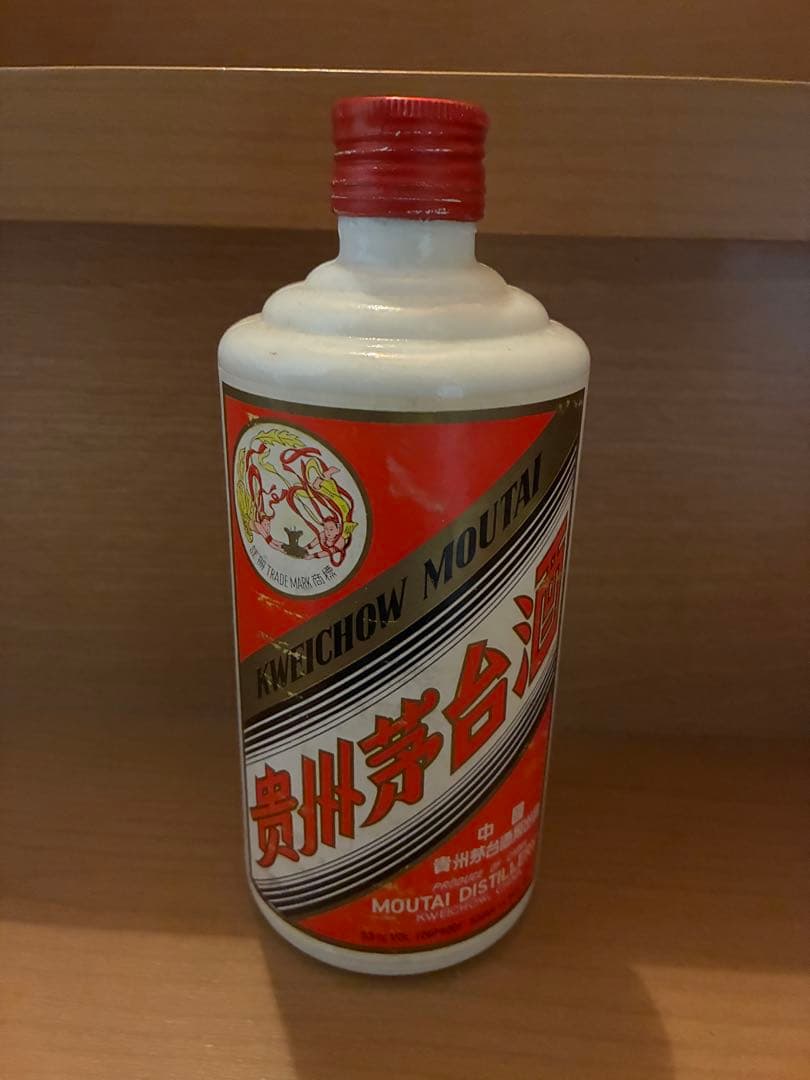 1990年代　超稀少 貴州茅台酒　五星麦 54度 マオタイ酒　天女ラベル