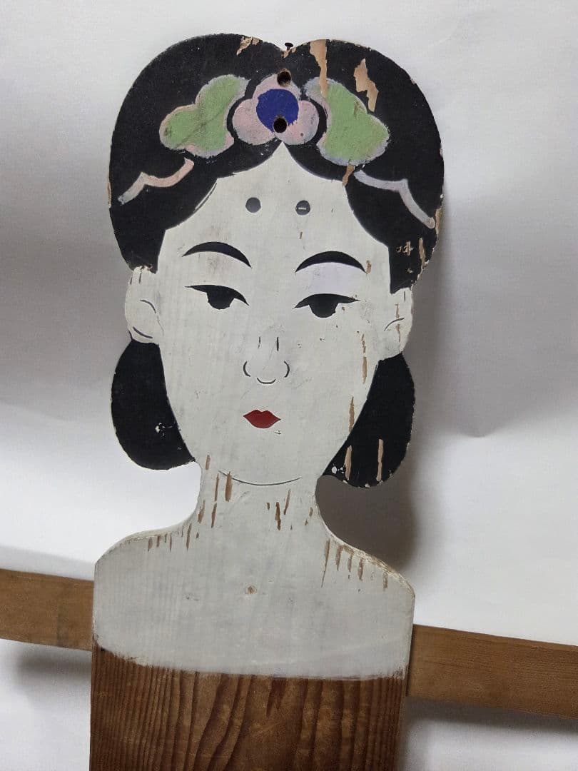 珍品　松本地方の七夕人形　木製