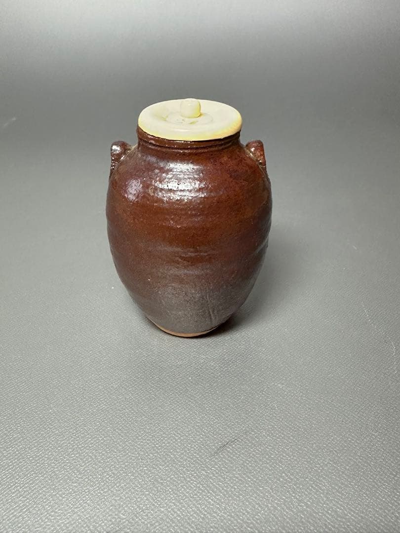 茶入れ　肩衝茶入れ　牙蓋　振り出し　名物裂　お仕覆　お茶道具　美品