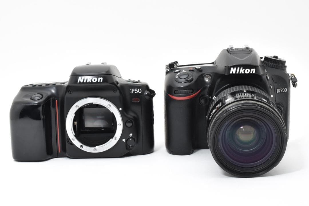 【豪華セット】Nikon D7200 & F50 デジタル・フィルム両立！動作品