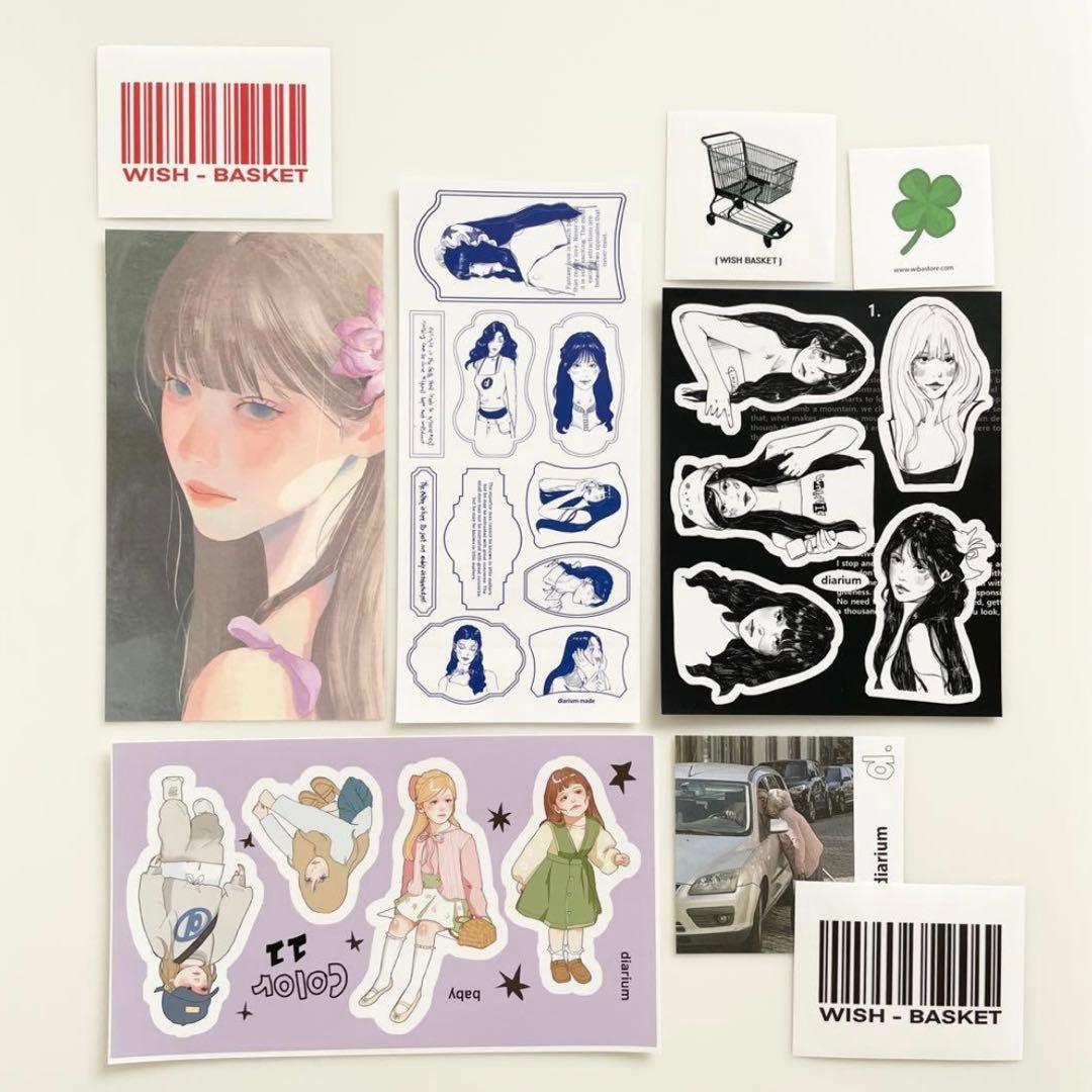 早い者勝ち　韓国　バインダー　貯金　リフィル　diarium セットC