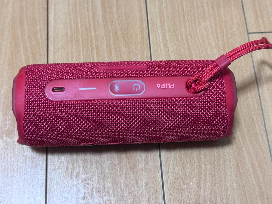 [美品]JBL FLIP6 Bluetoothスピーカー レッド①