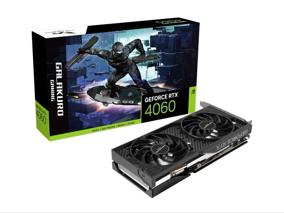 玄人志向GALAKURO GAMING GeForce RTX 4060