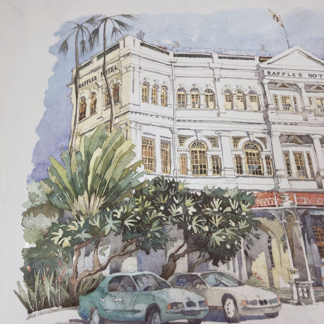 未使用品　シンガポールRaffles Hotel シリアル入り　ラッフルズホテル
