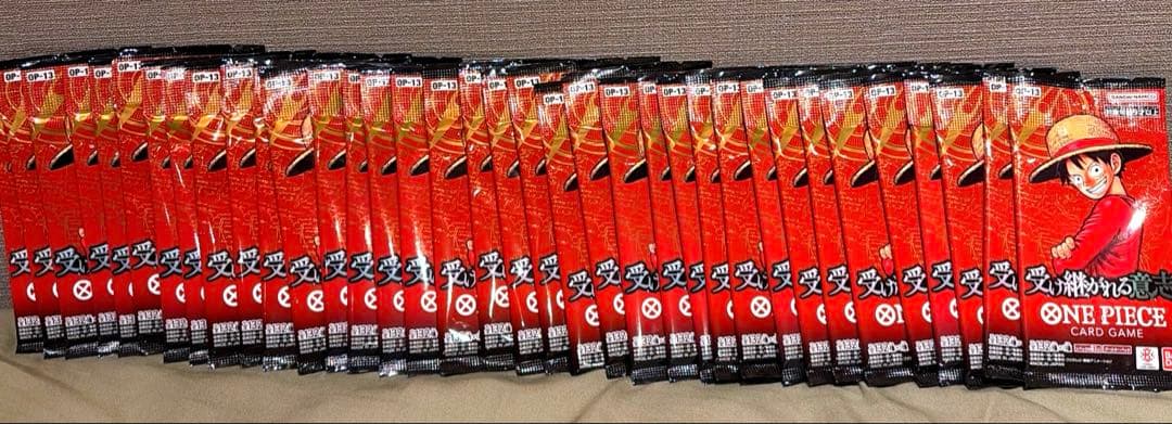s*5様 ONE PIECEカードゲーム受け継がれる意志　37パック　13.50