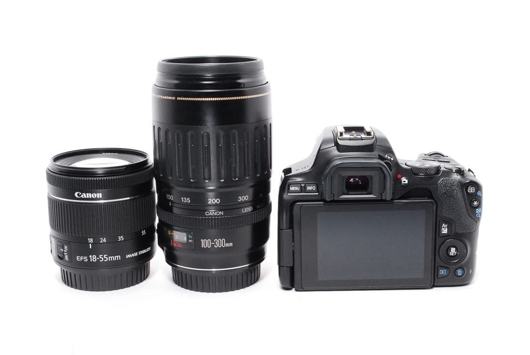 ◆バッグ付き◆Canon Kiss X10◆一眼レフカメラ◆STM＆望遠Wレンズ
