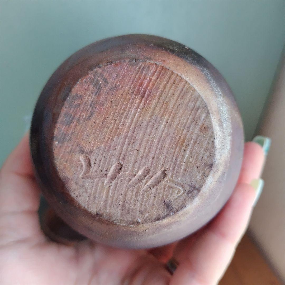 備前焼　清水賢司　徳利＆ぐい呑２個　岡山伝統工芸品　酒器