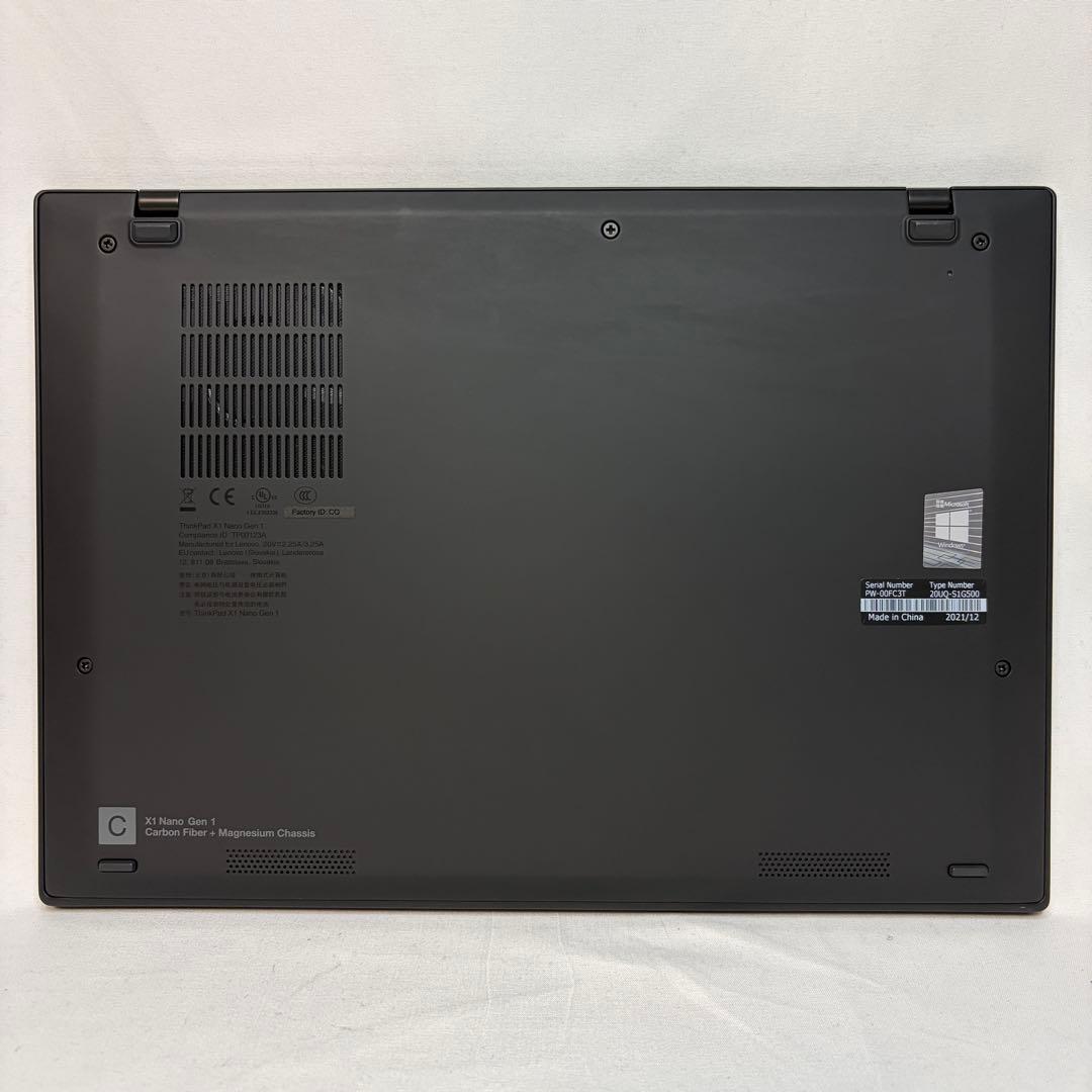 極美品 ThinkPad X1 Nano 11世代 i5 13型 2K オフィス