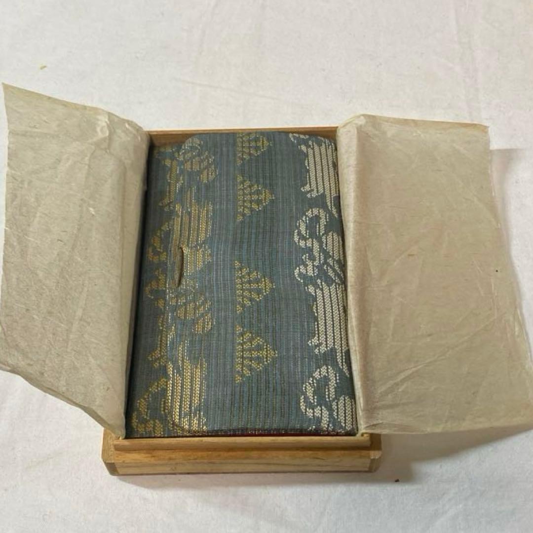 茶道具 古帛紗 挟み 京都 西陣織り？ 裏千家 ヴンテージ品