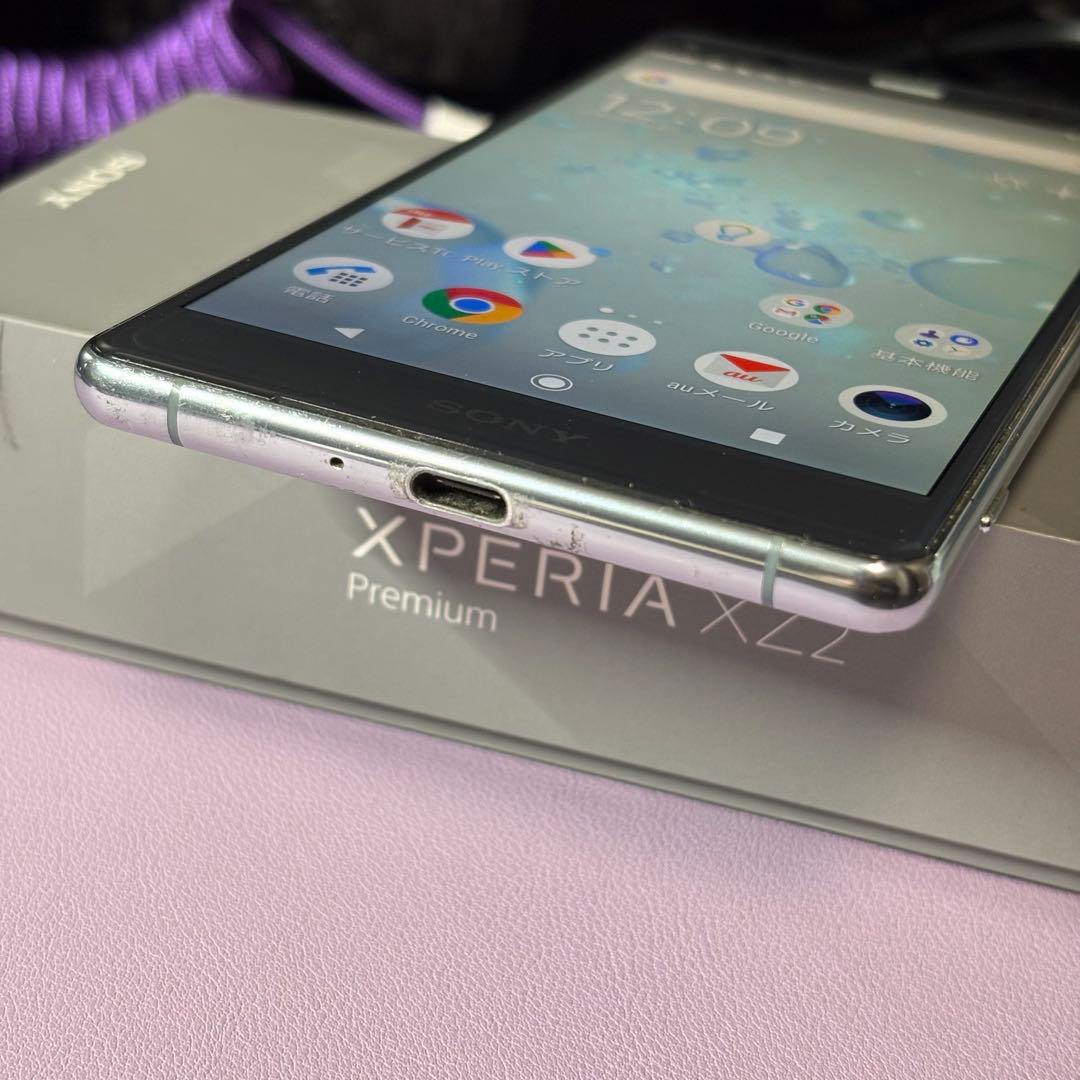 SONY XPERIA XZ2 Premium SOV38 クロムシルバー