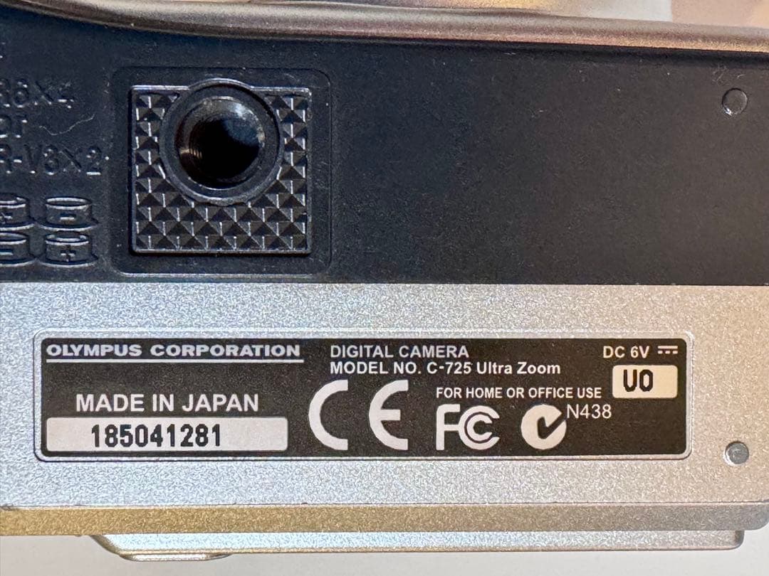 OLYMPUS C-725UZ 完動美品 CCD128MBxDカード リーダー付