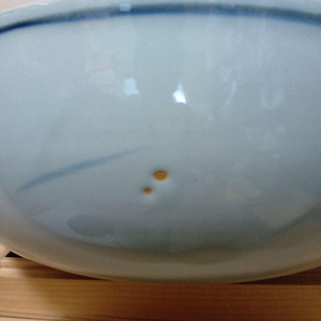 茶道具　古染付平水指