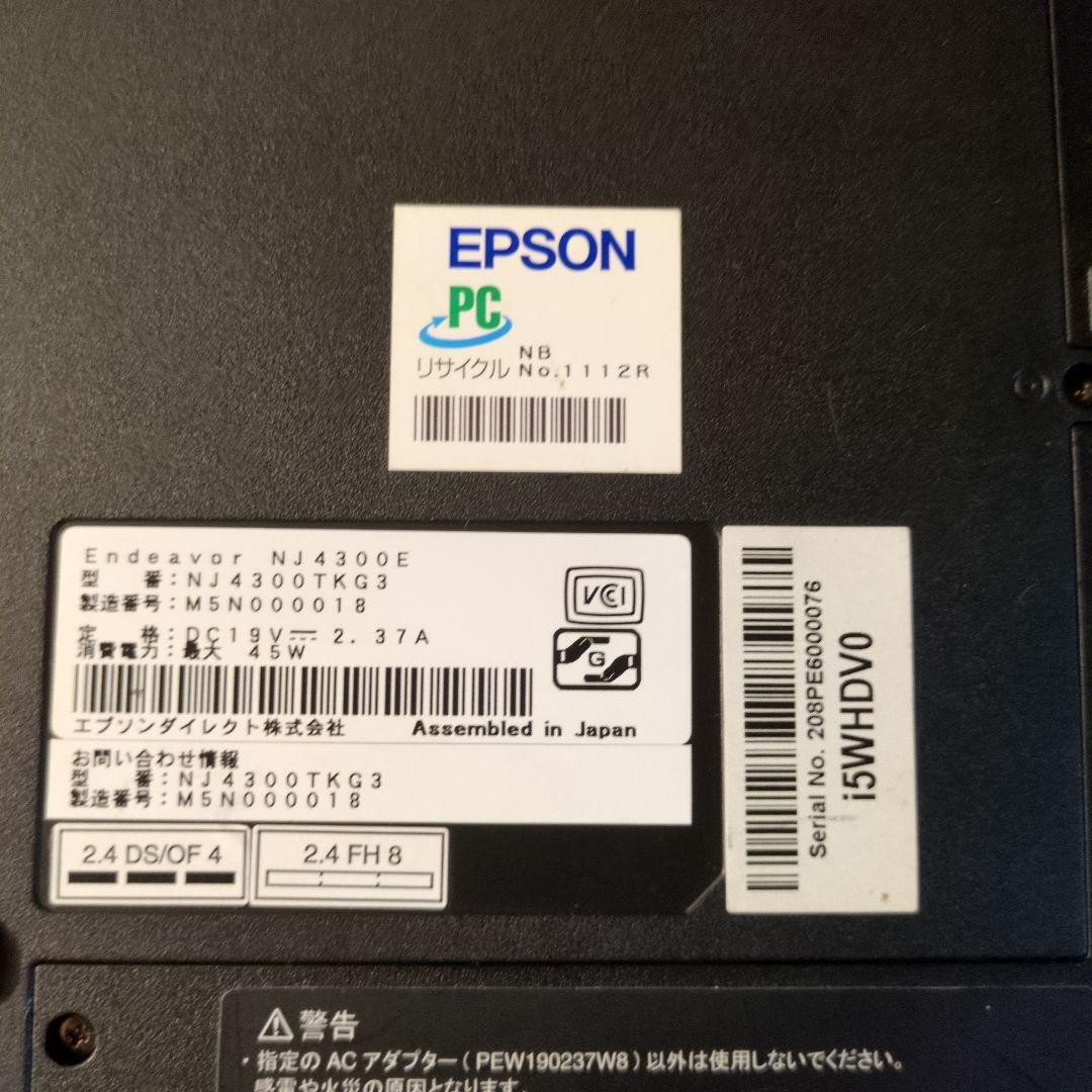 i*e様 エプソン　NJ430.第8世代　i5