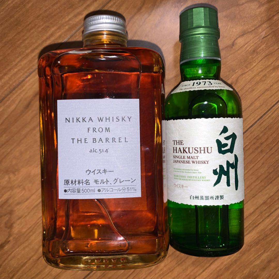 ウイスキー FROM THE BARREL フロムザバレル　白州ミニボトル
