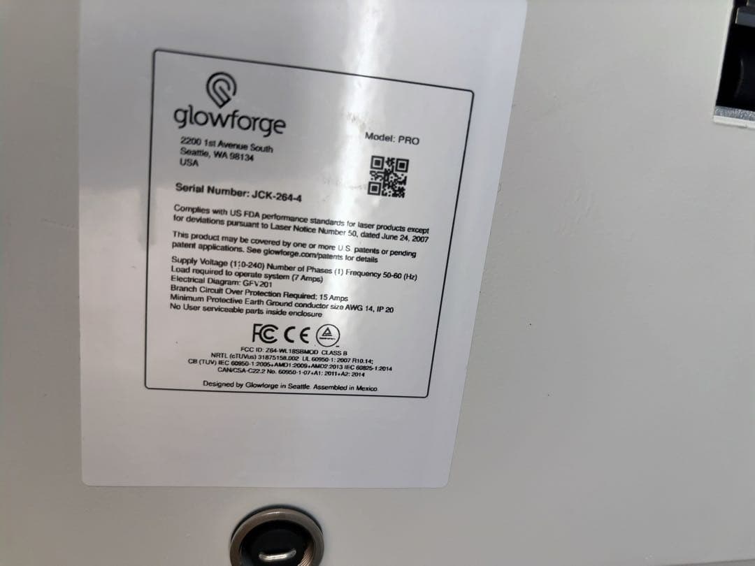 【さじわら様】Glowforge レーザー彫刻機 本体