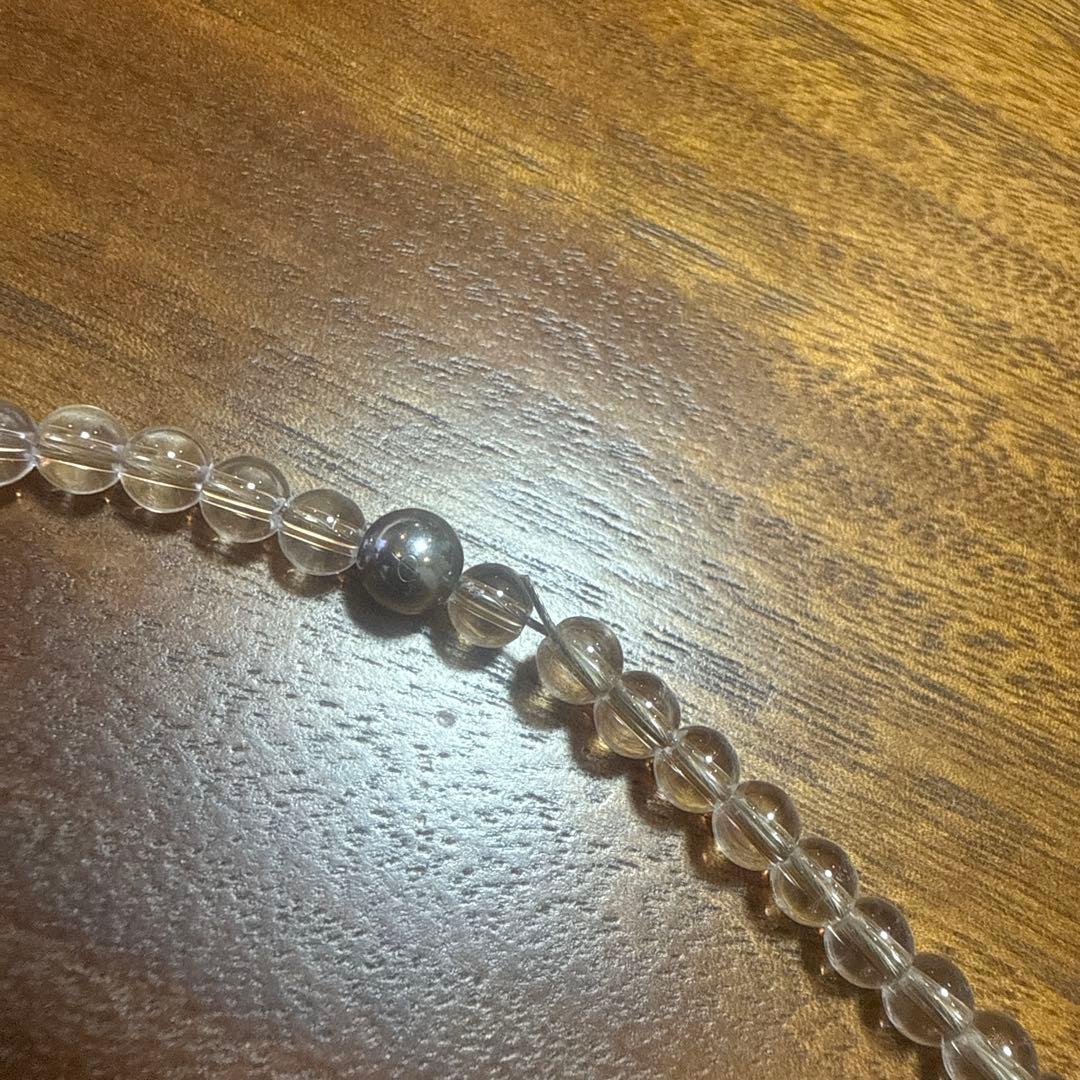 ファイテン水晶ネックレス50cm