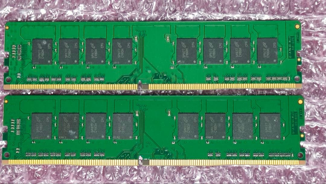 DDR4 8GBx2枚 16GB pc4-2113 動作確認済み ②