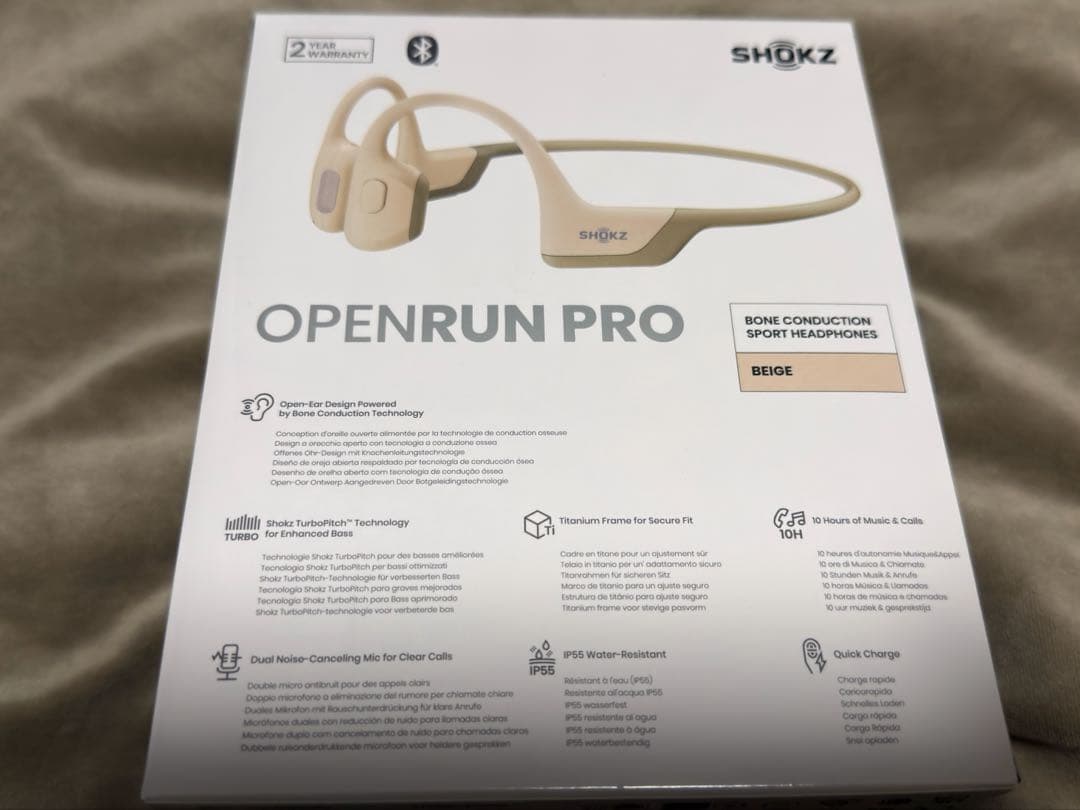 Shokz OPENRUN PRO ベージュ