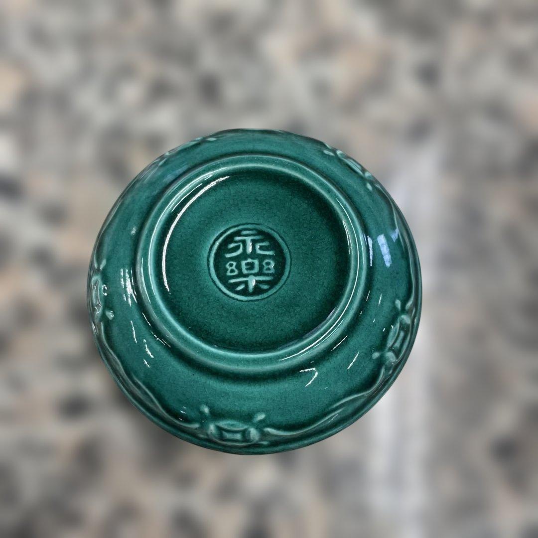 ★永楽 善五郎 香合 茶道具 交趾 羽衣 鳳凰 共箱 京焼 陶器 小物 格安