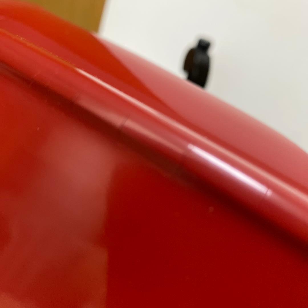 木製どっしりとした台　黒大　赤小　未使用