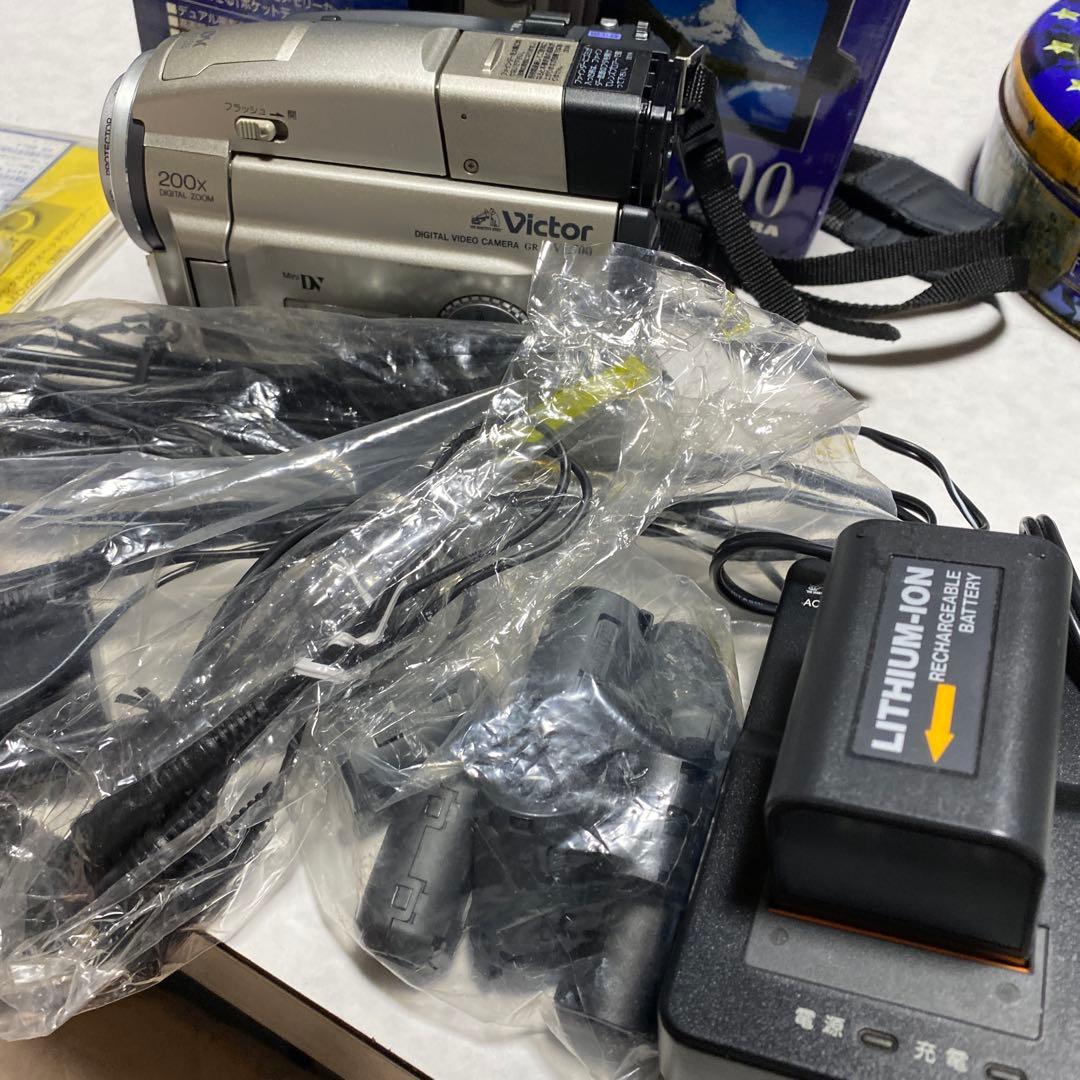 動作品　Victor miniDV ビデオカメラ　GR-DLV700 ⑤