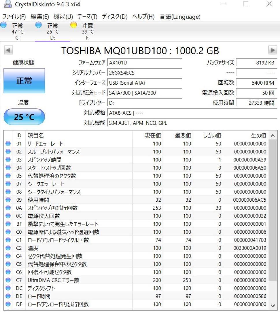 東芝 CANVIO PREMIUM ポータブルHDD「HD-MA10TS」1TB