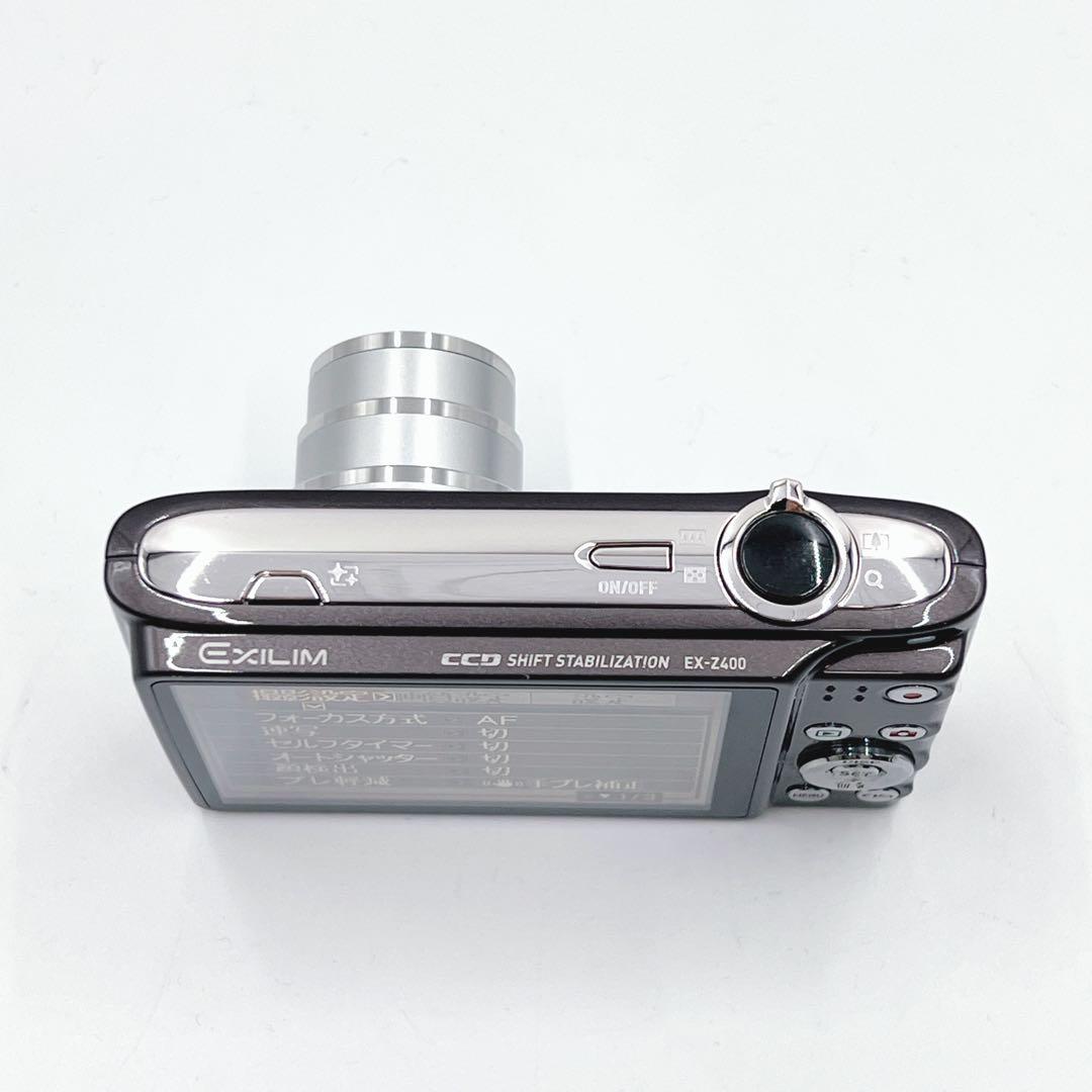 【美品】CASIO EXILIM EX-Z400 ブラウン　コンデジ　動作確認済