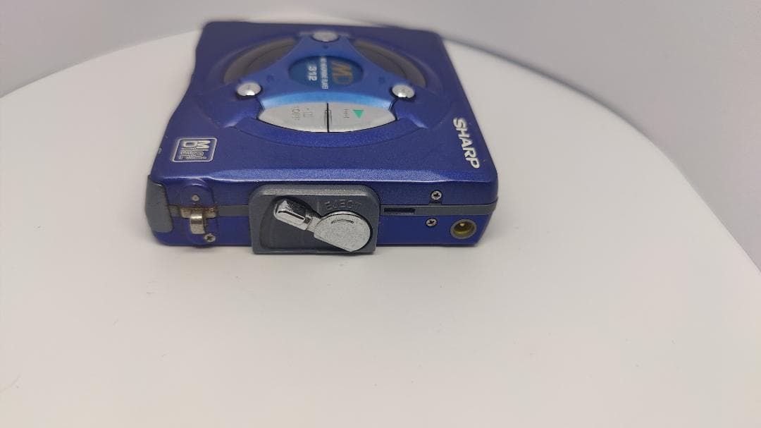 SHARP MDヘッドホンプレーヤー MD-SS312-A／ブルー✨