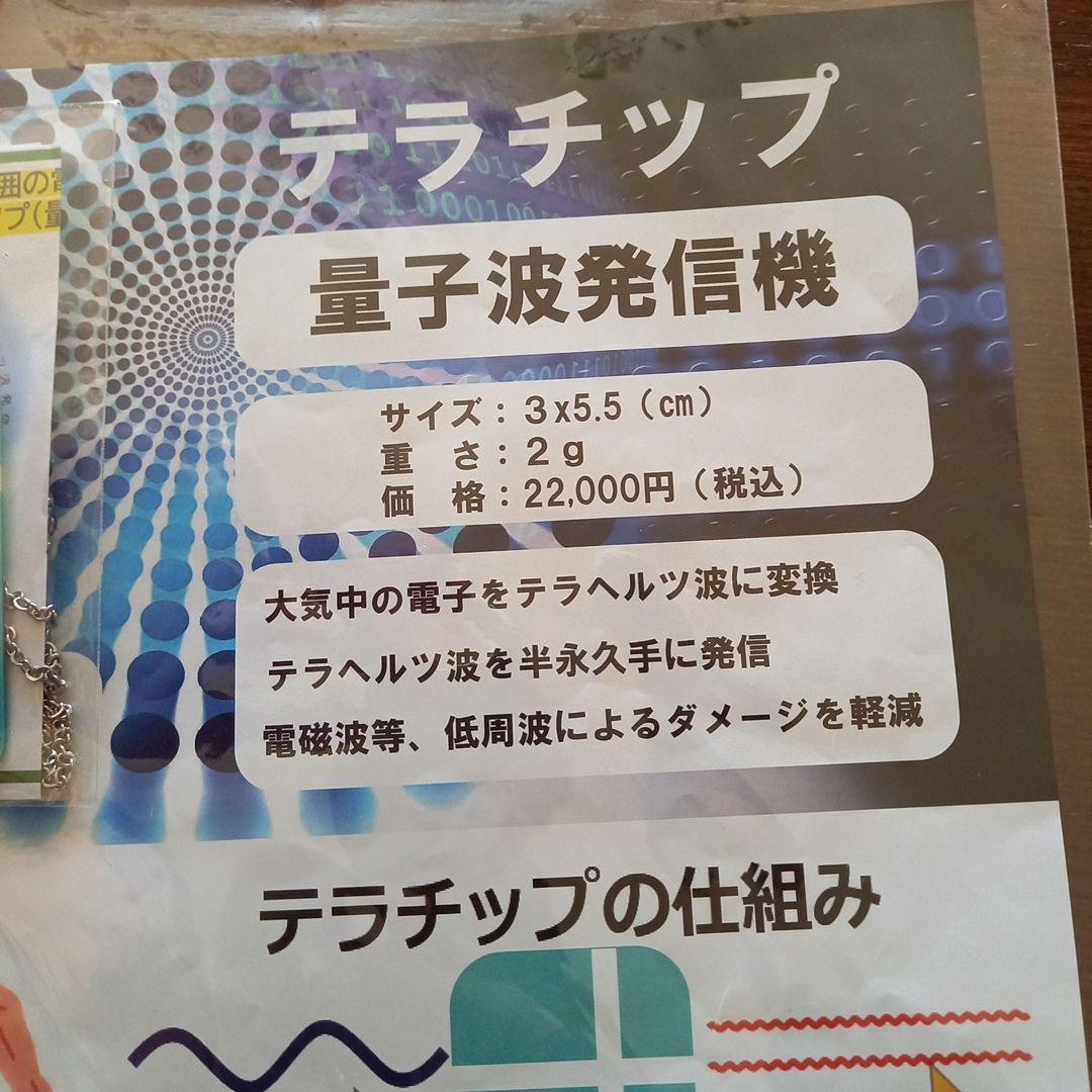 新品テラチップ 健康アクセサリー ネックレス