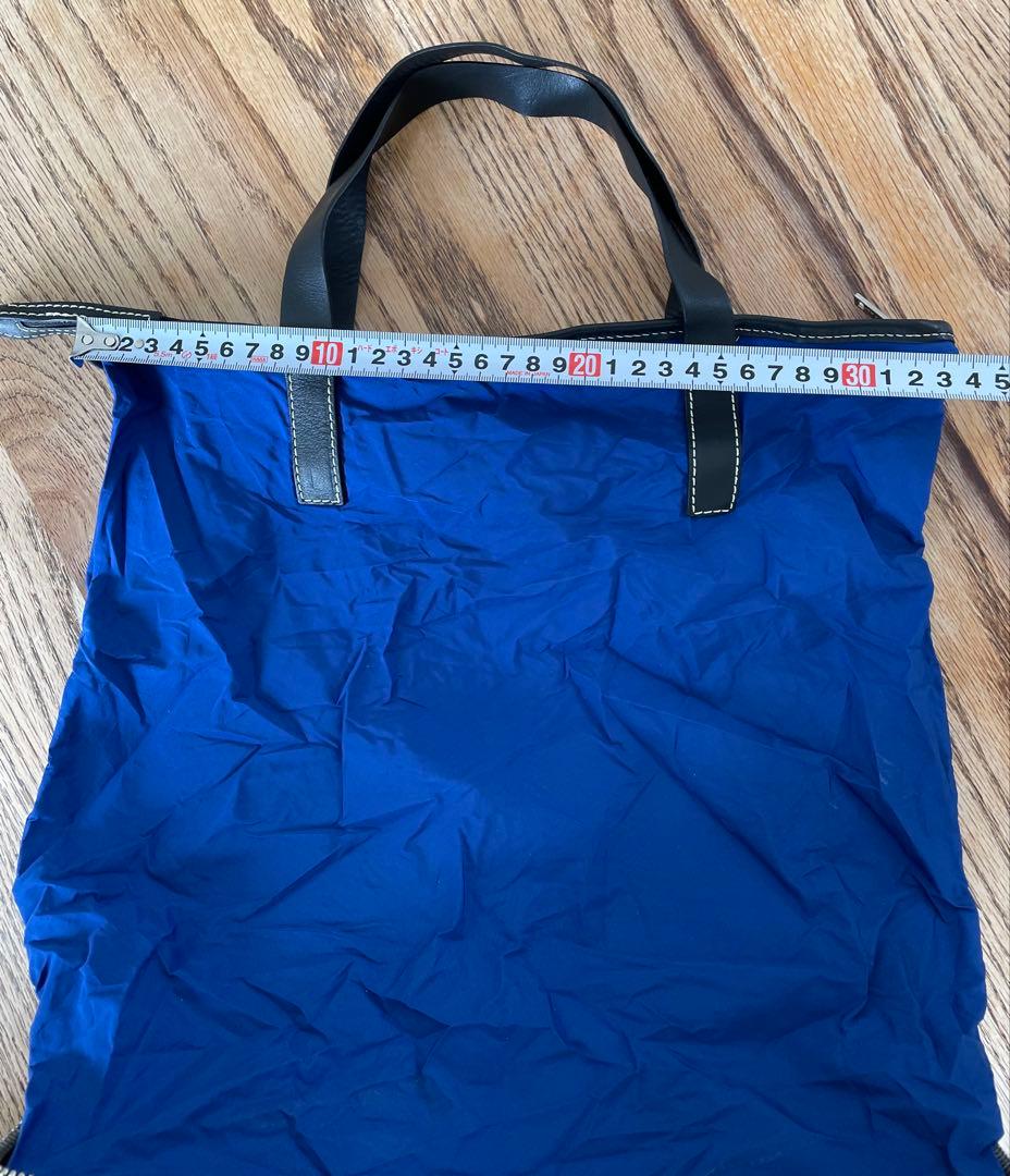 極美品 DSQUARED 2 折り畳みファスナー収納 ワッペンバッグ ディースク